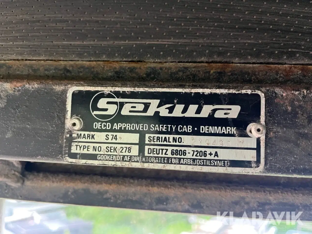 Billede 7 - Veterantraktor Deutz D6806 med tvillingehjul