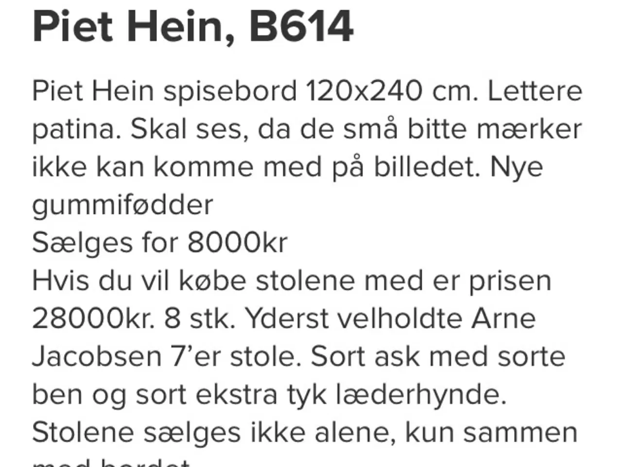 Billede 3 - Piet Hein spisebord