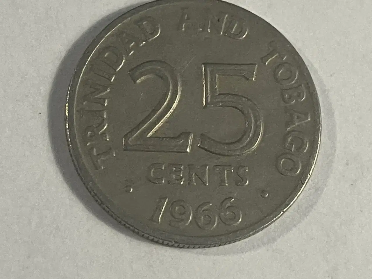 Billede 1 - 25 Cents Trinidad & Tobago 1966