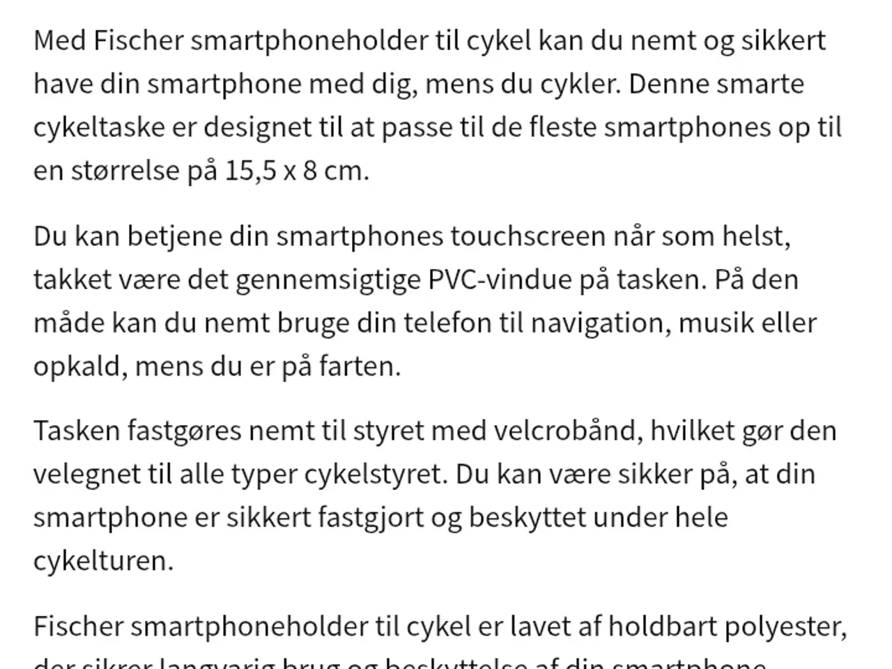 Billede 2 - Fischer smartphoneholder til cykel