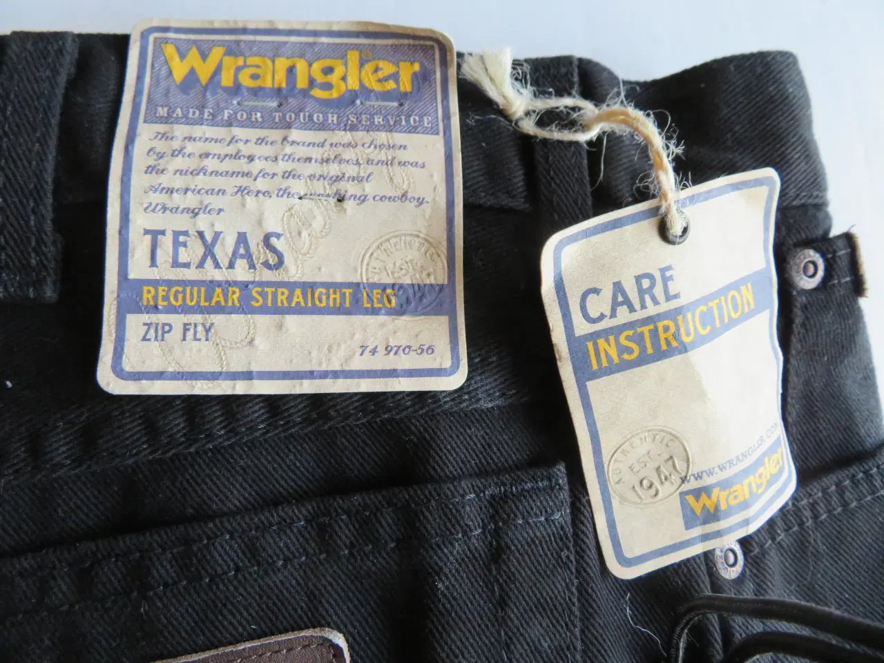 Billede 5 - 2 par Nye Originale Wrangler Cowboybukser.