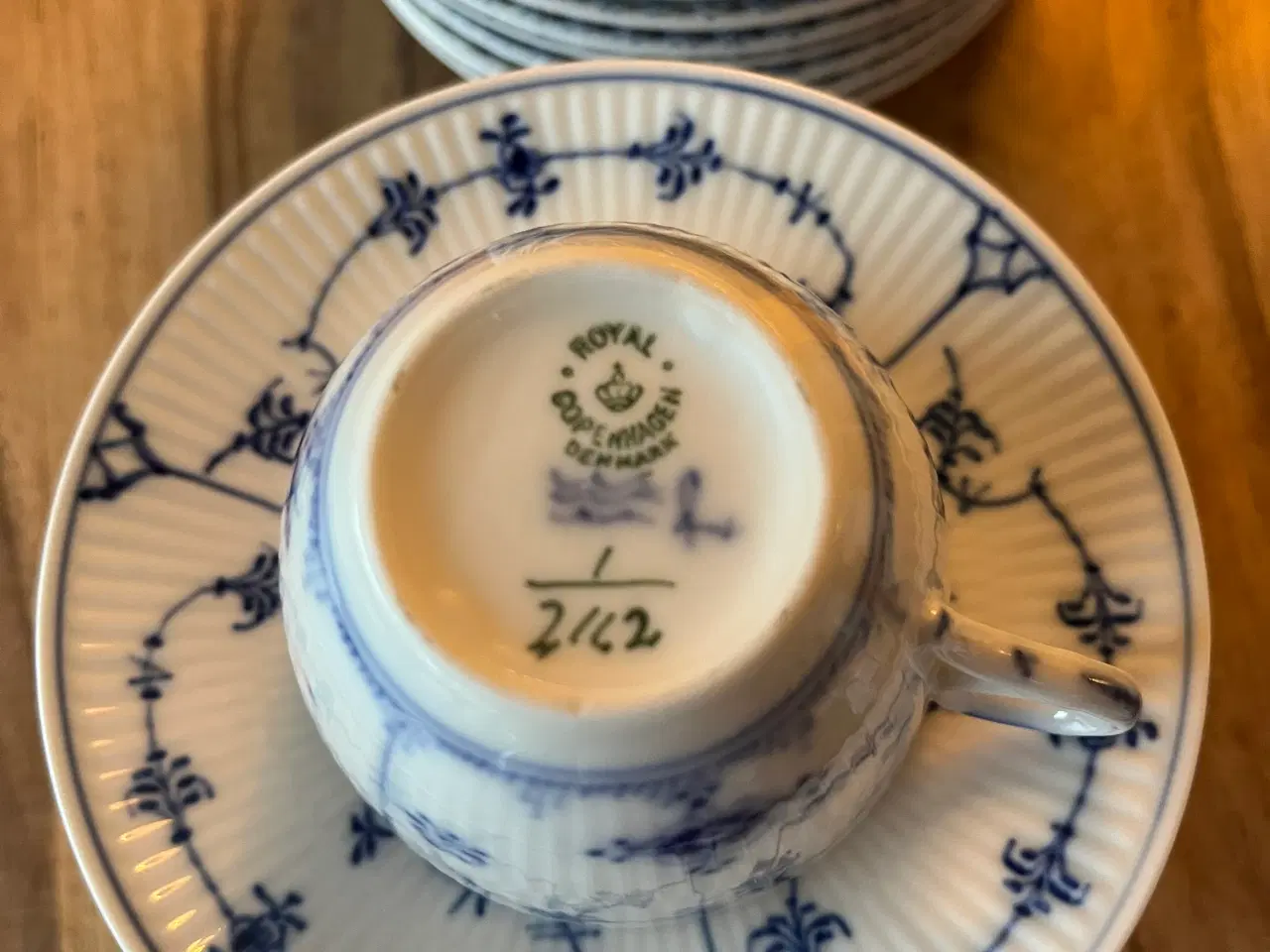 Billede 7 -  🩵Royal Copenhagen Musselmalet – smukt kaffesæt 