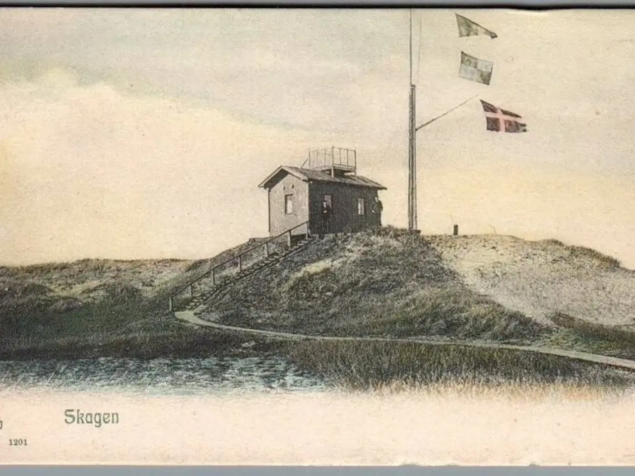 Billede 1 - Skagen - Signalstationen - Postkort -  Brugt