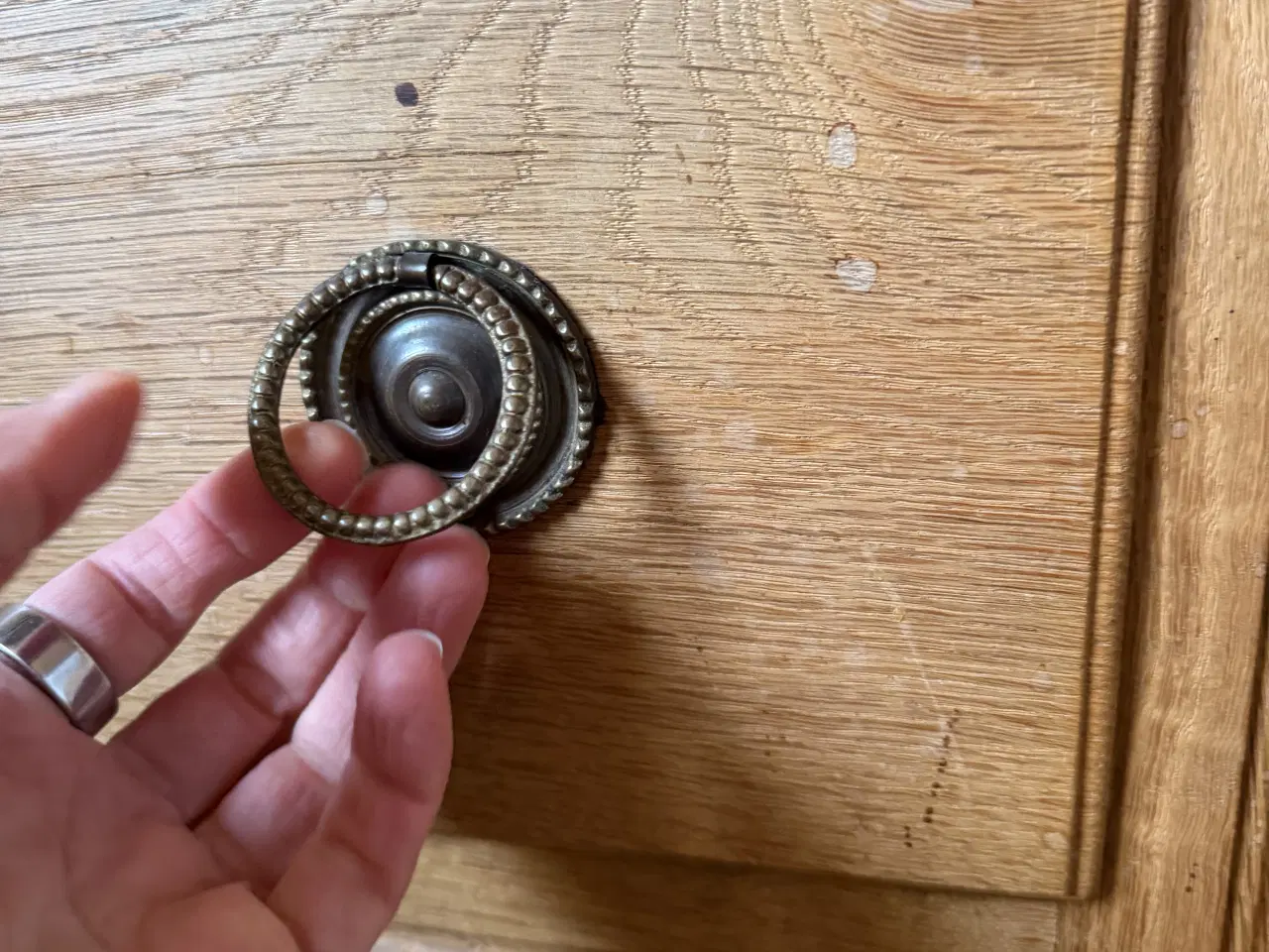 Billede 4 - Kommode i massiv ubehandlet eg 