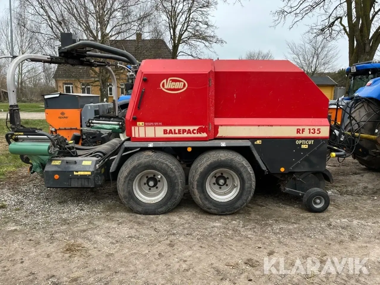 Billede 6 - Rundballepresser Vicon RF135