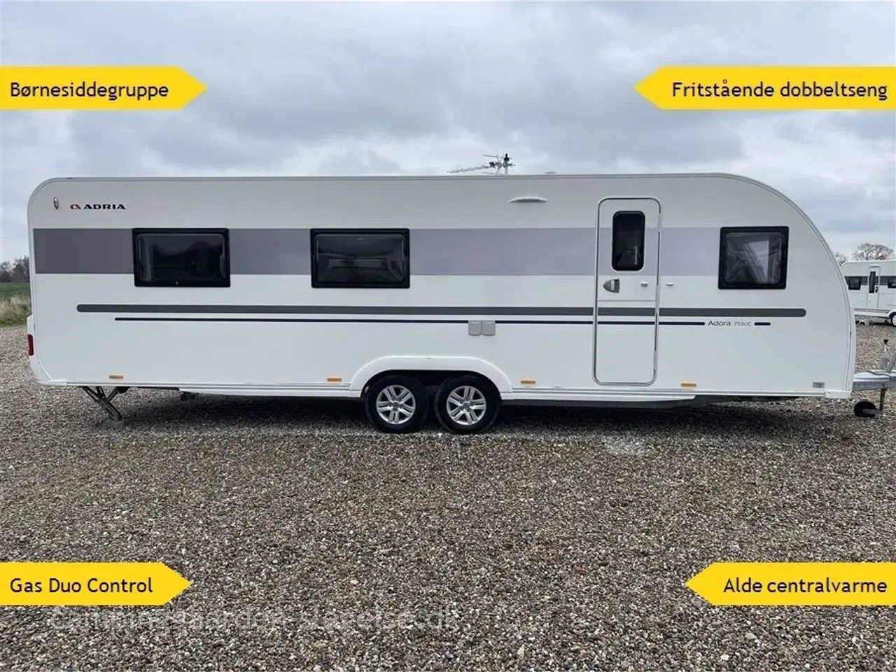 Billede 1 - 2019 - Adria Adora 753 UC Alde Centralvarme   Adria Adora 753 UC – campingvognen der føles som et sommerhus på hjul!
