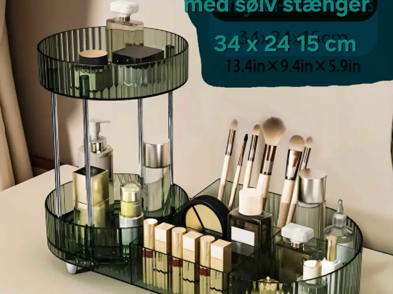 Billede 1 - Opbevaring boks med karrusel 