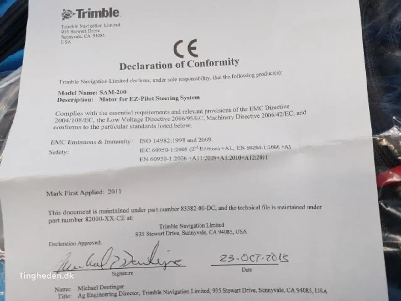 Billede 8 - Trimble EZ Pilot System SAM-200 