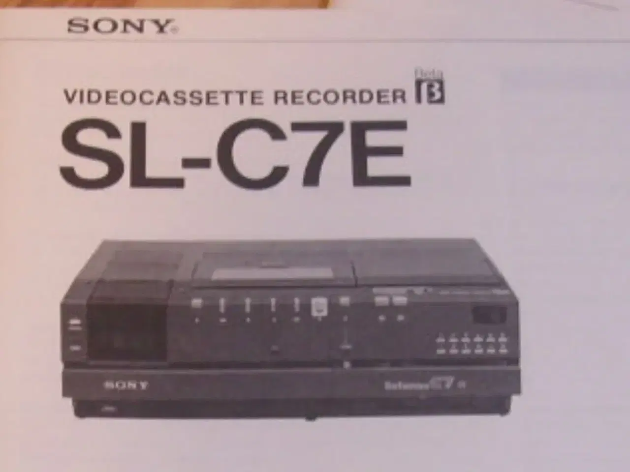 Billede 1 - Sony SL-C7E manual