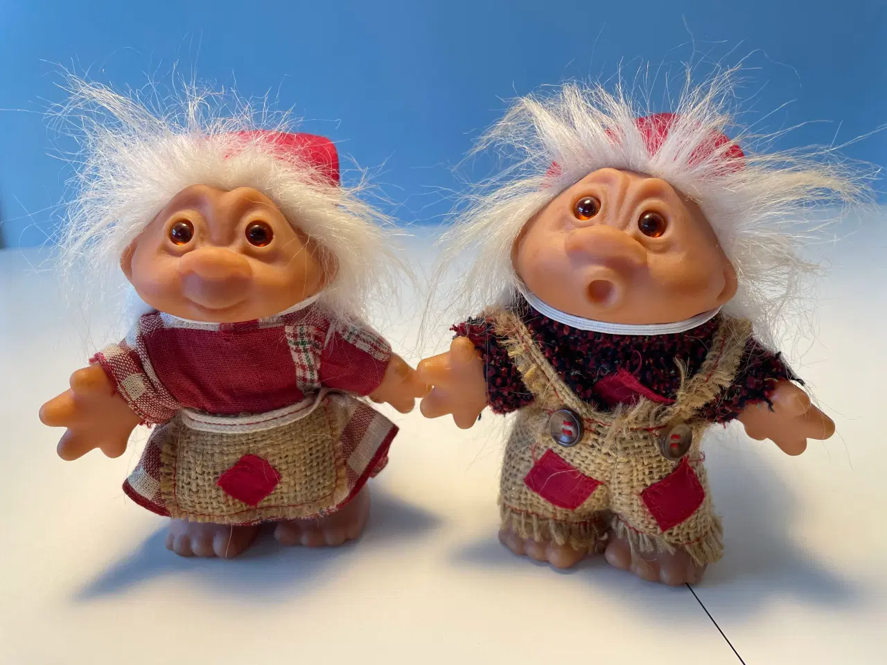 Billede 1 - To nostalgiske Dam juletrolde