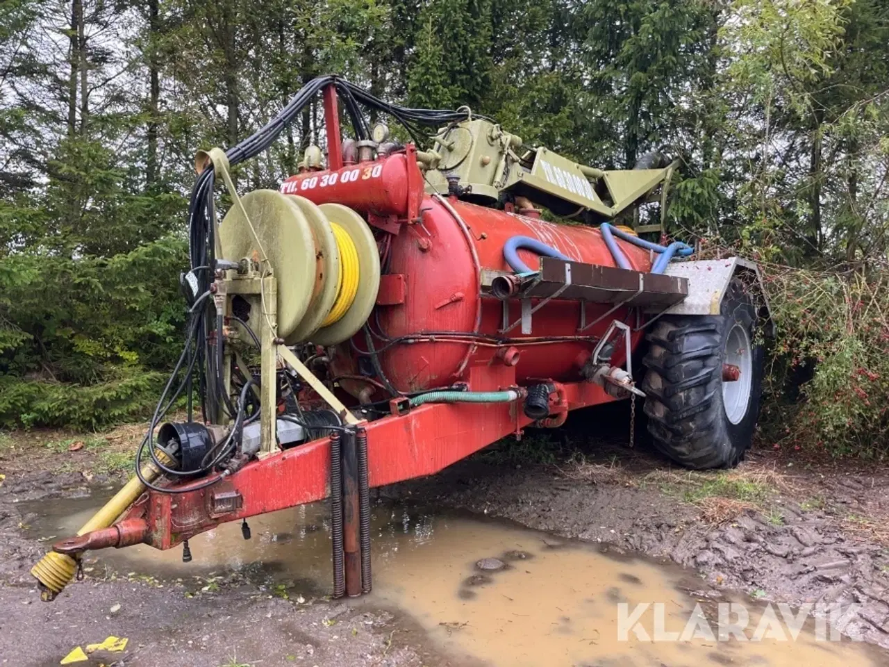 Billede 1 - Slamsuger/spulevogn Samson 10.000 liter