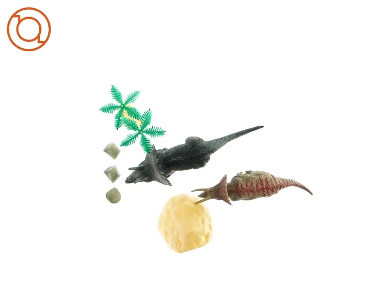 Billede 2 - Plastbeholder med dinosauere og tilbehør fra Biltema