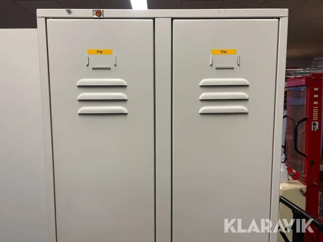 Billede 5 - Omklædningsskabe i stål 3 styk.