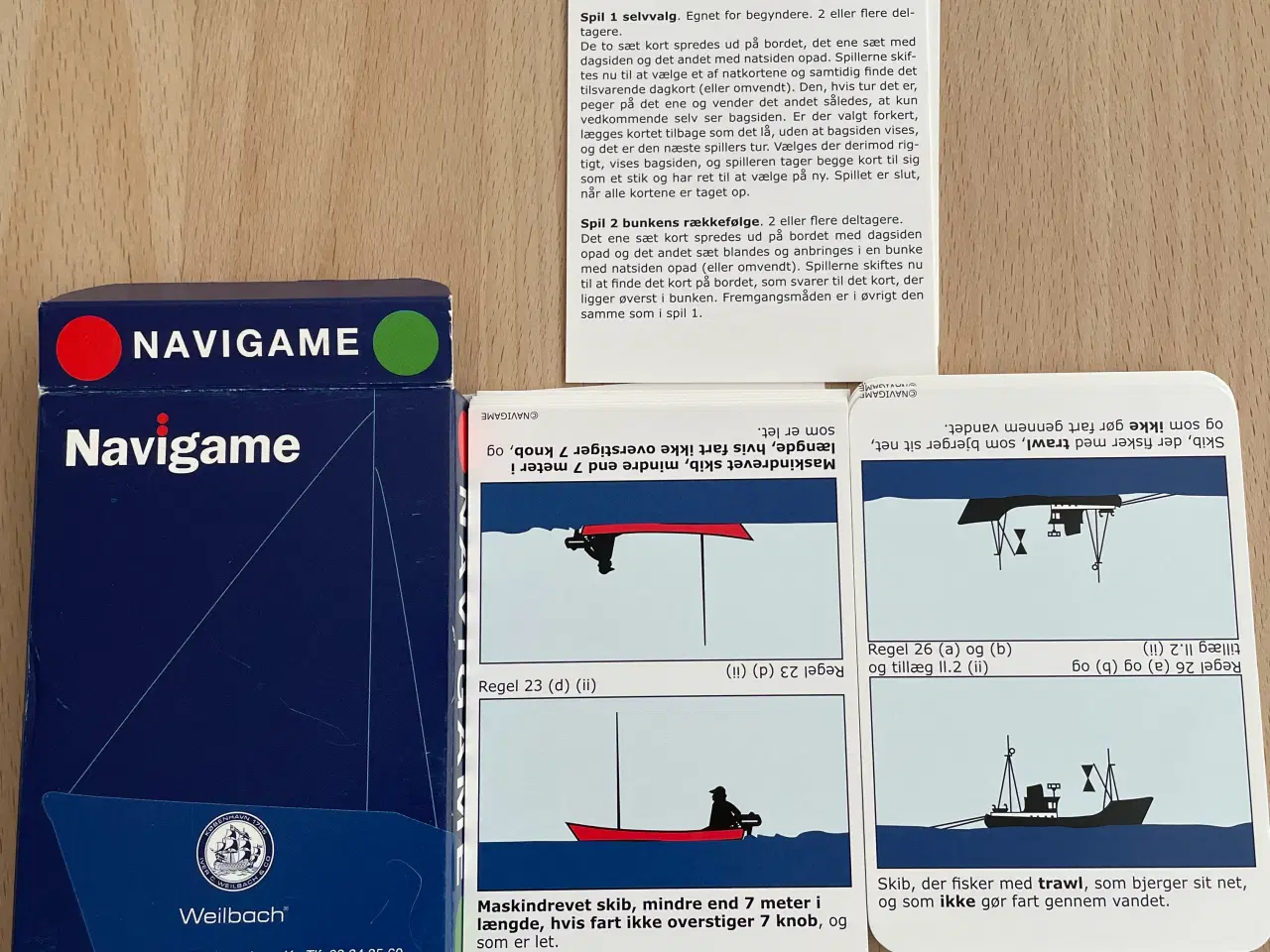 Billede 1 - Navigame søvejsregel spil 