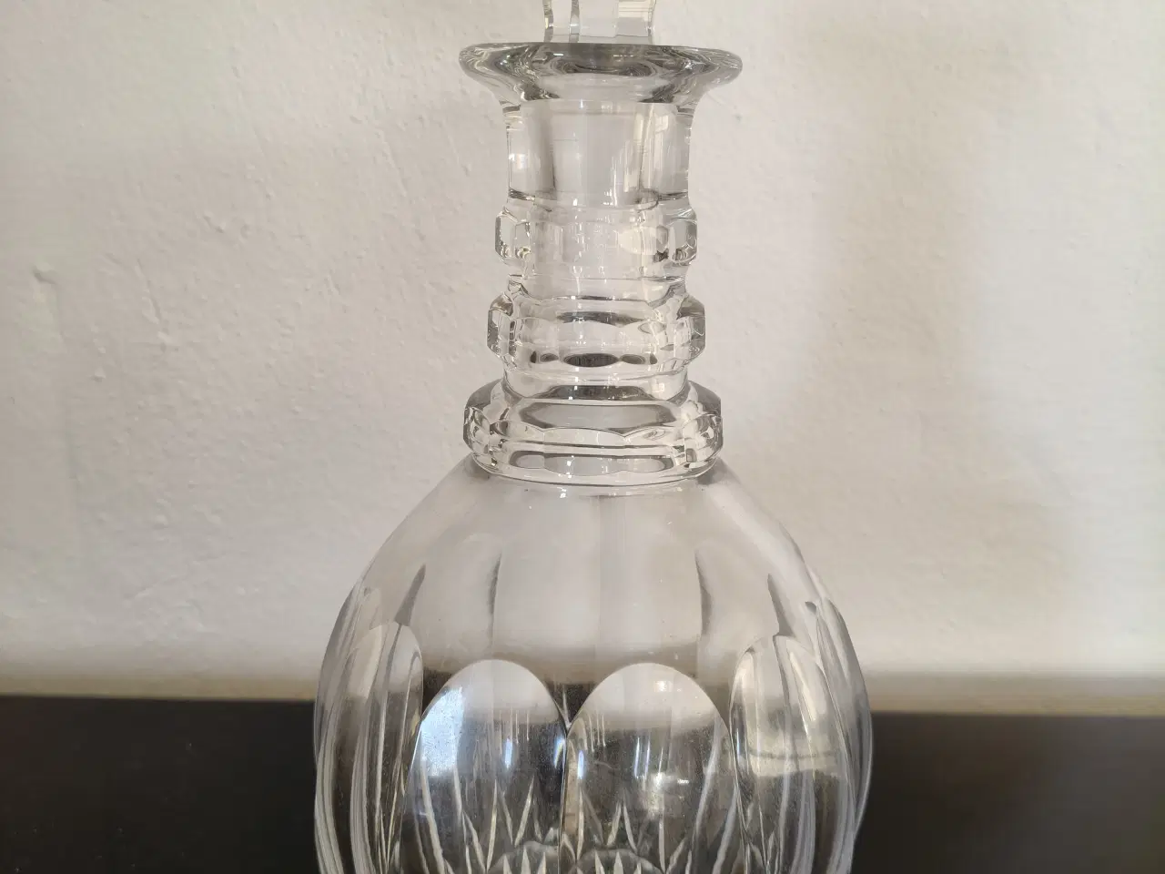 Billede 1 - Antik krystalkaraffel til vin