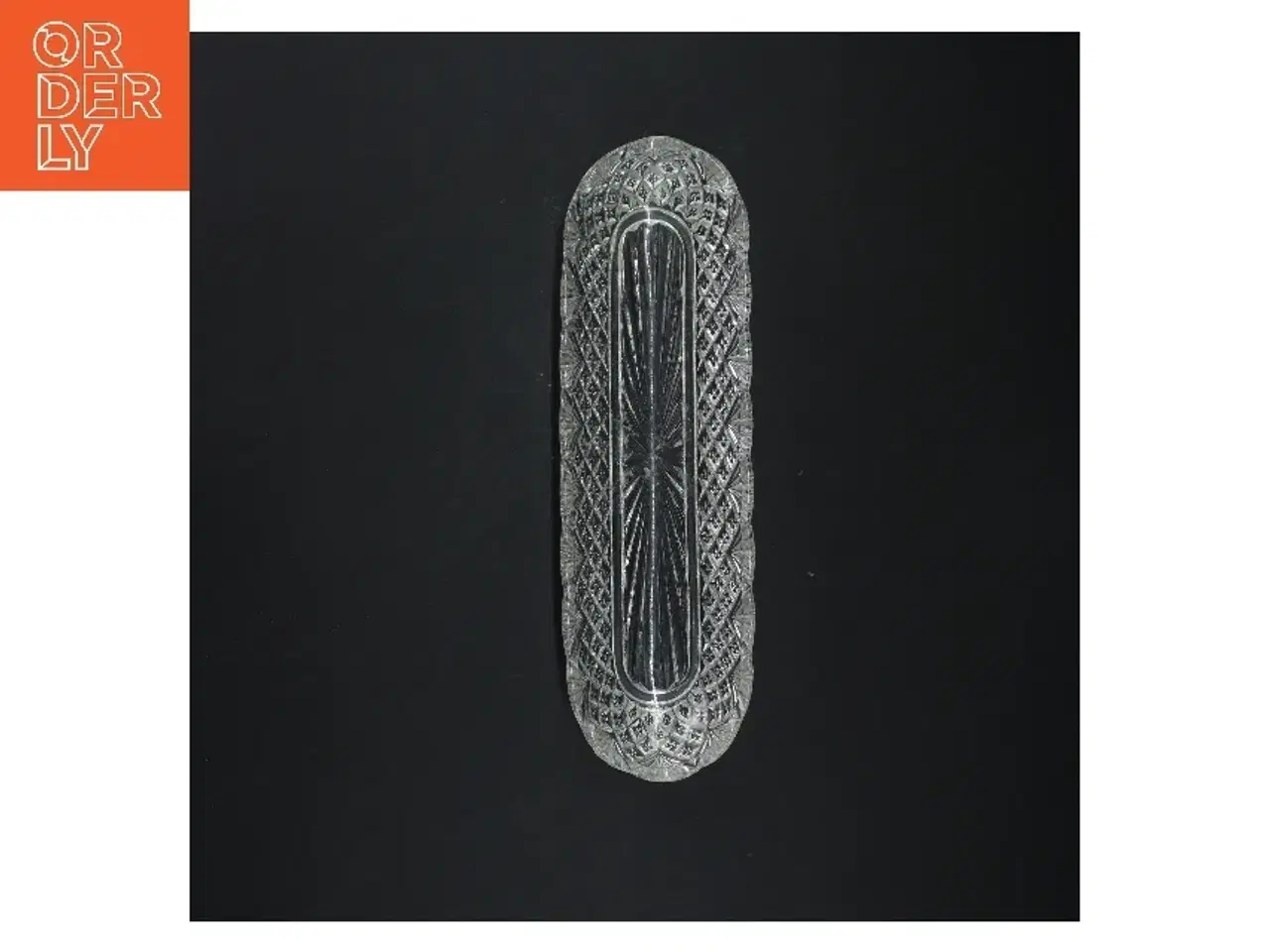 Billede 3 - Indgraveret glasfad (str. 26 cm)