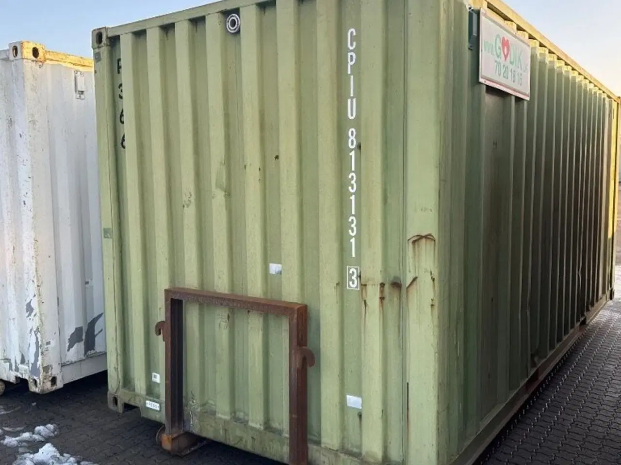 Billede 3 - Container Skibscontainer (P366) 20 fod 