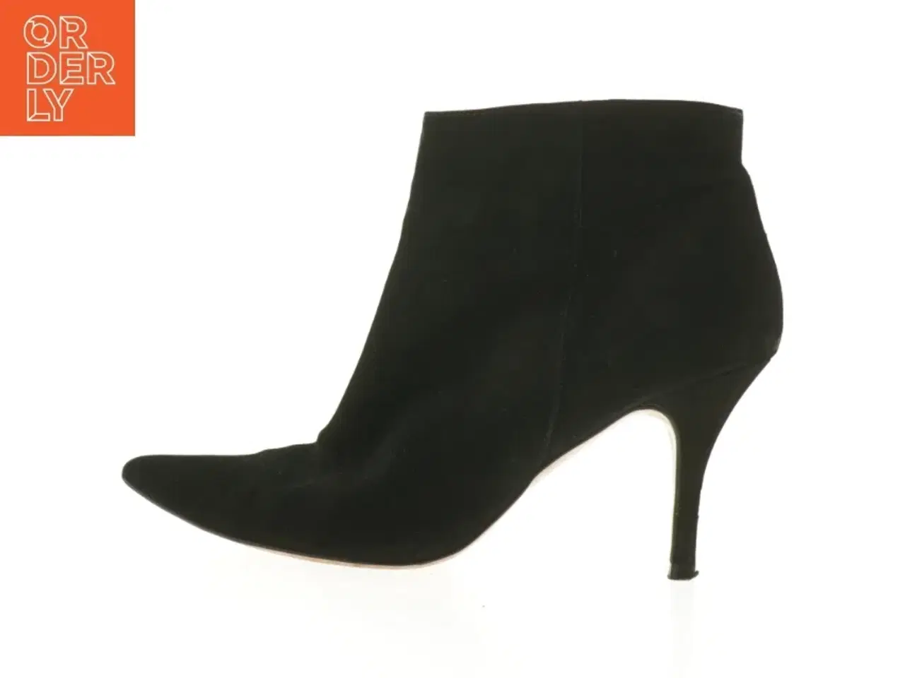 Billede 1 - Sorte ankelstøvler i ruskind (str. 38 )