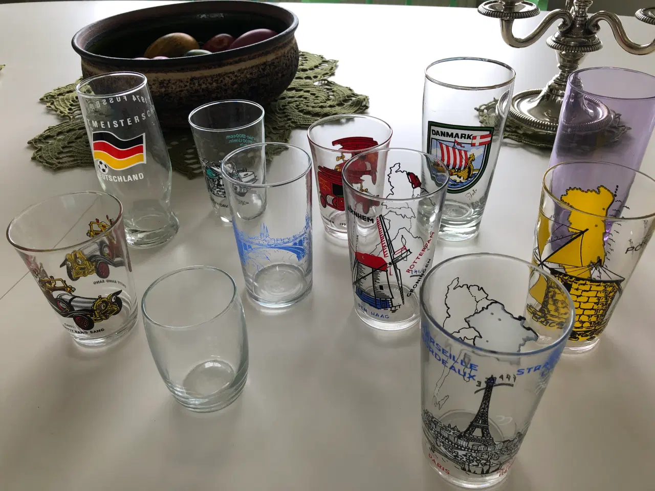 Billede 1 - Diverse turistglas 