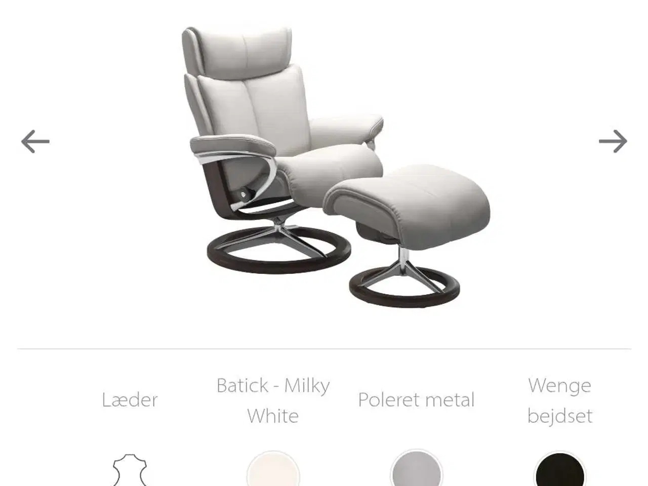 Billede 8 - Stressless Jazz signatur læder lænestol. Som ny