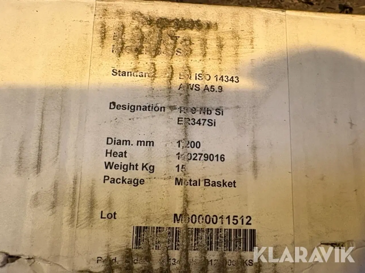 Billede 2 - Svejsetråd Kan ikke aflæses Kan ikke aflæses
