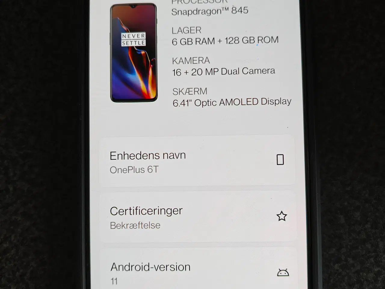 Billede 4 - Oneplus 6T 