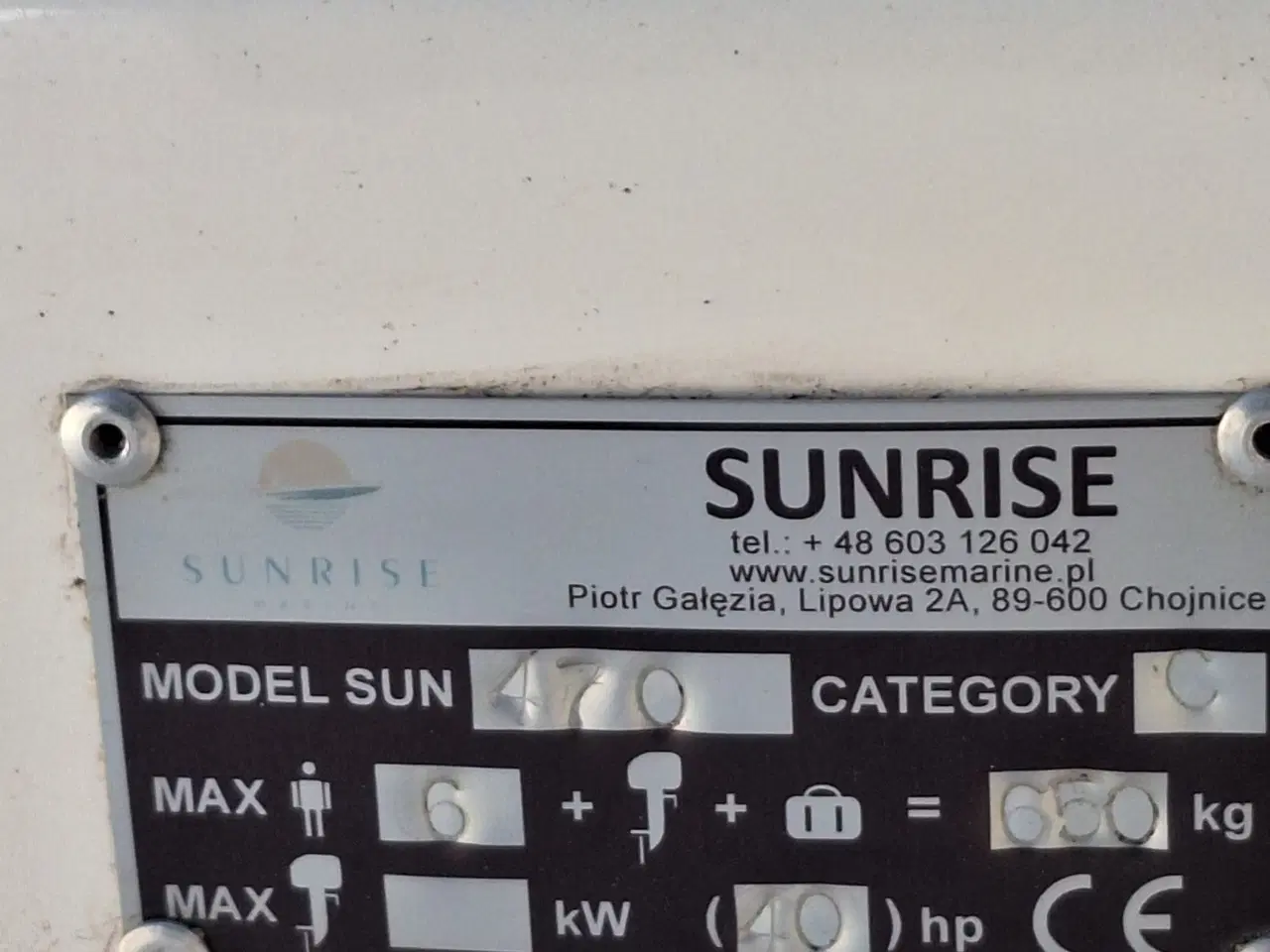 Billede 5 - Jolle Sunrise 470
