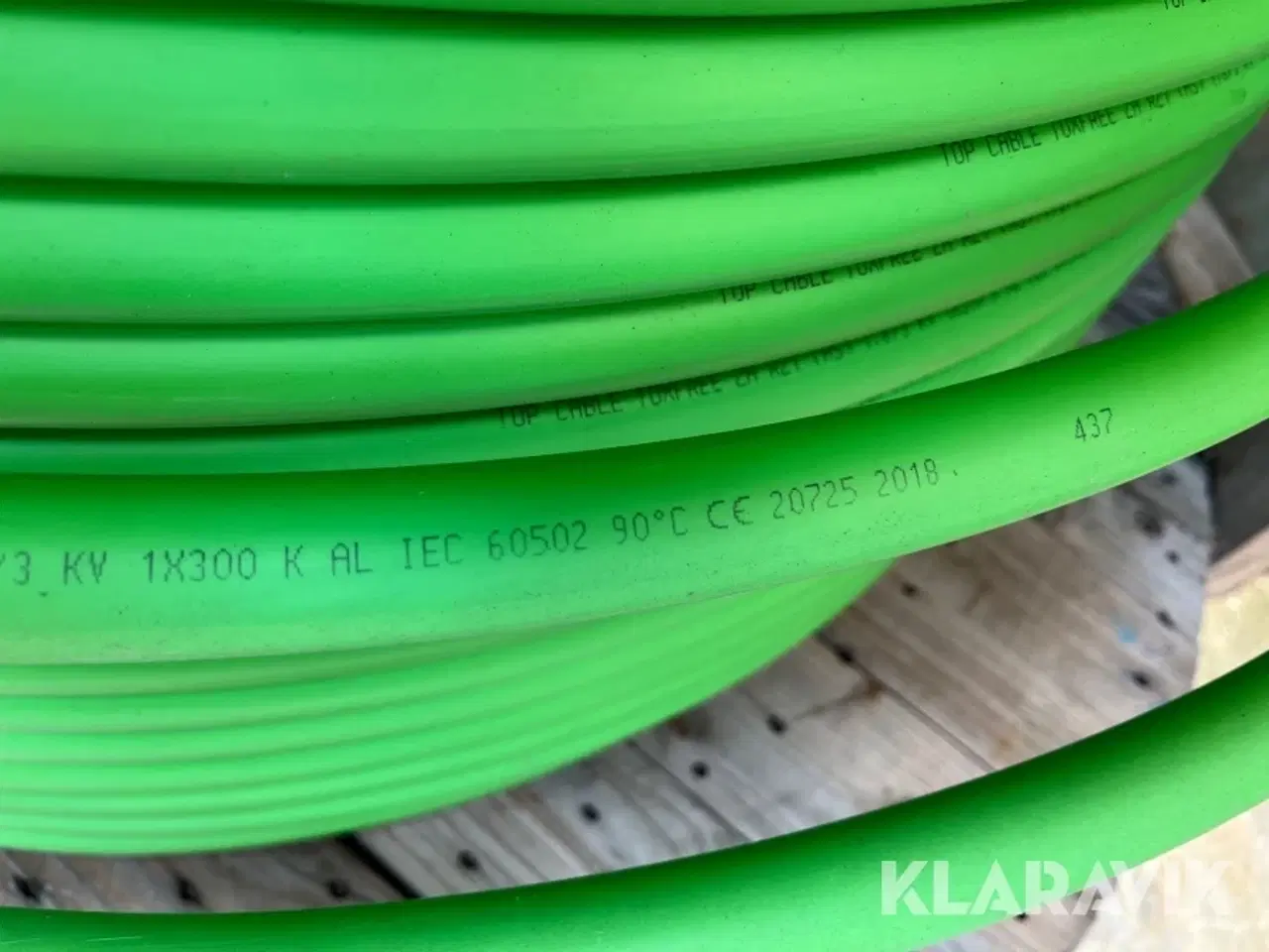 Billede 5 - Kabeltromle med 1 leder kabel - 1x300