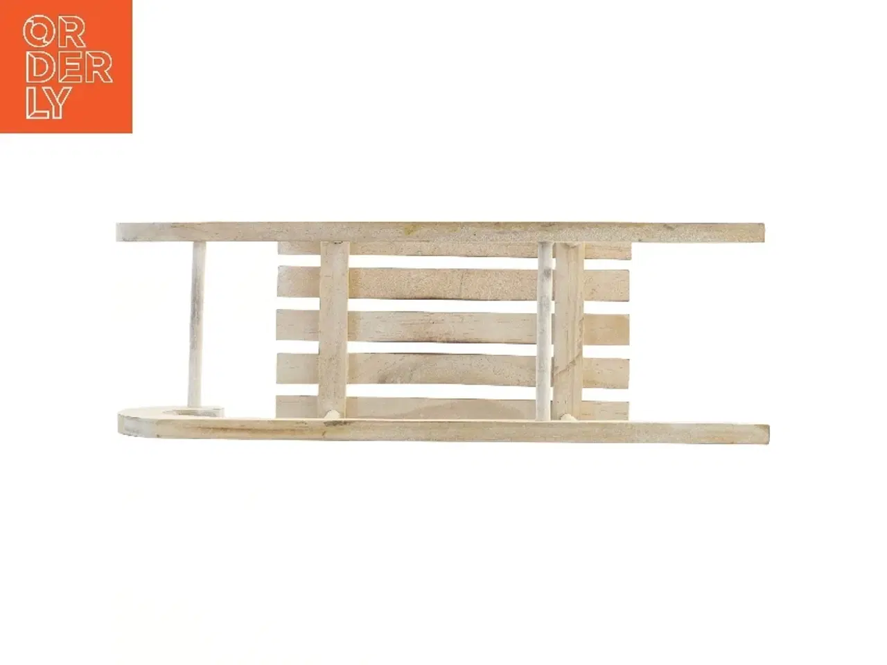 Billede 3 - Træslæde til juledekoration (str. 55x18 cm)