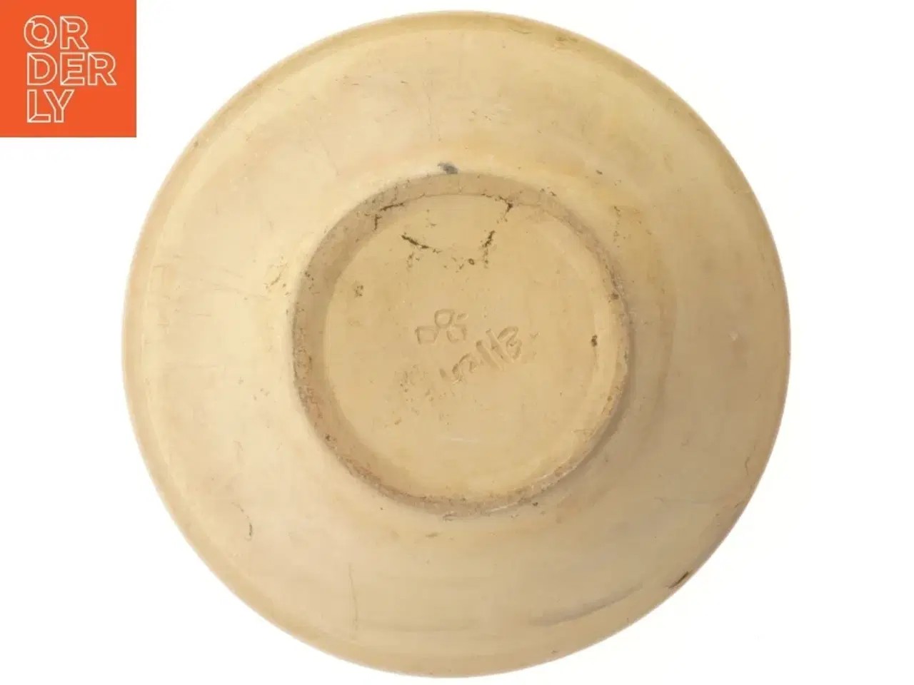 Billede 4 - Keramisk dekorationsskål med farverigt motiv (str. Ø 34x11 cm)