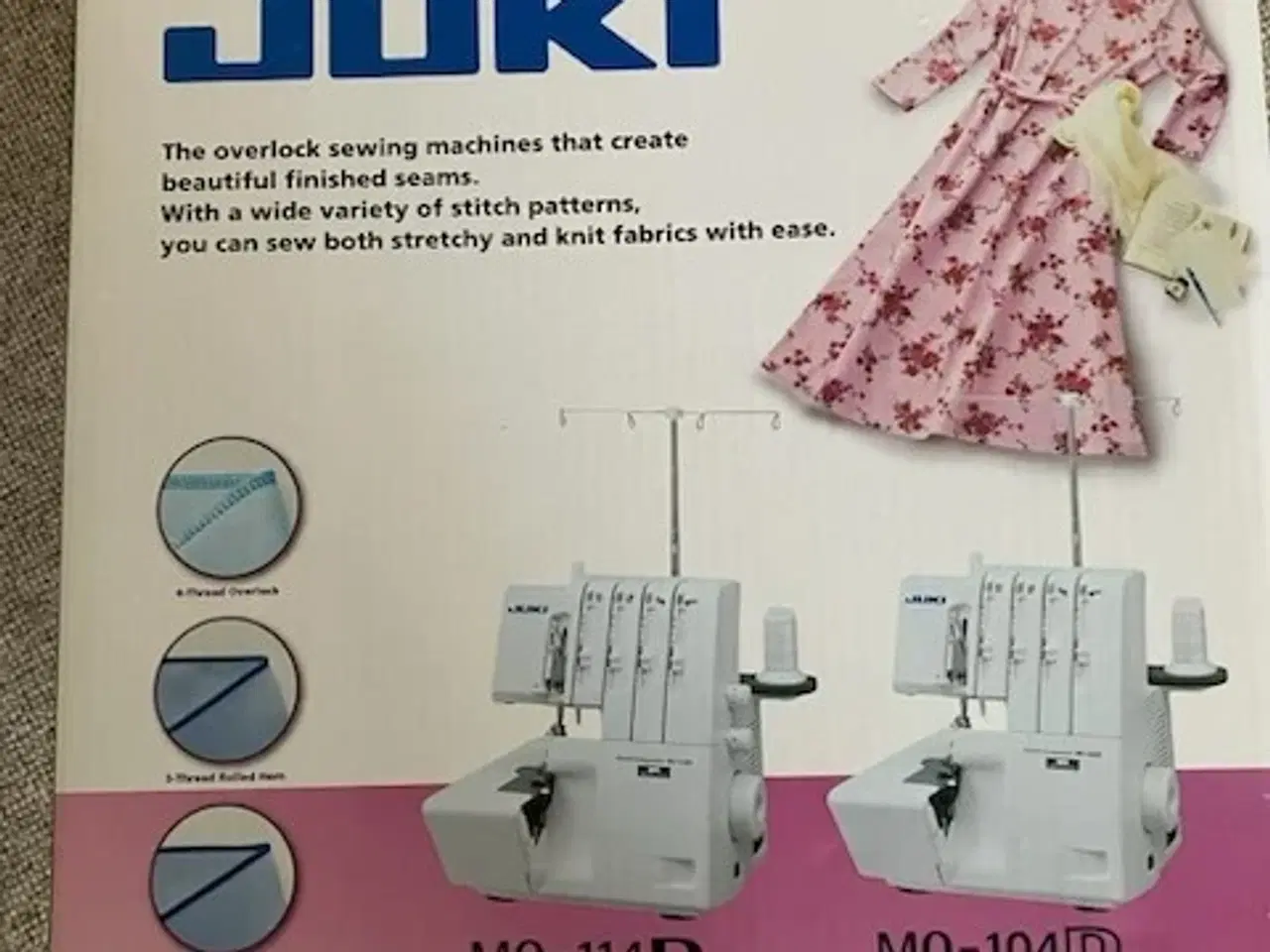 Billede 1 - JUKI MO-114D Overlock symaskine - NY