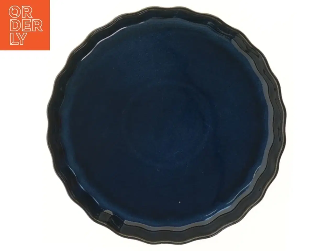 Billede 3 - Rund mørkeblå fad (str. Ø 26 cm)