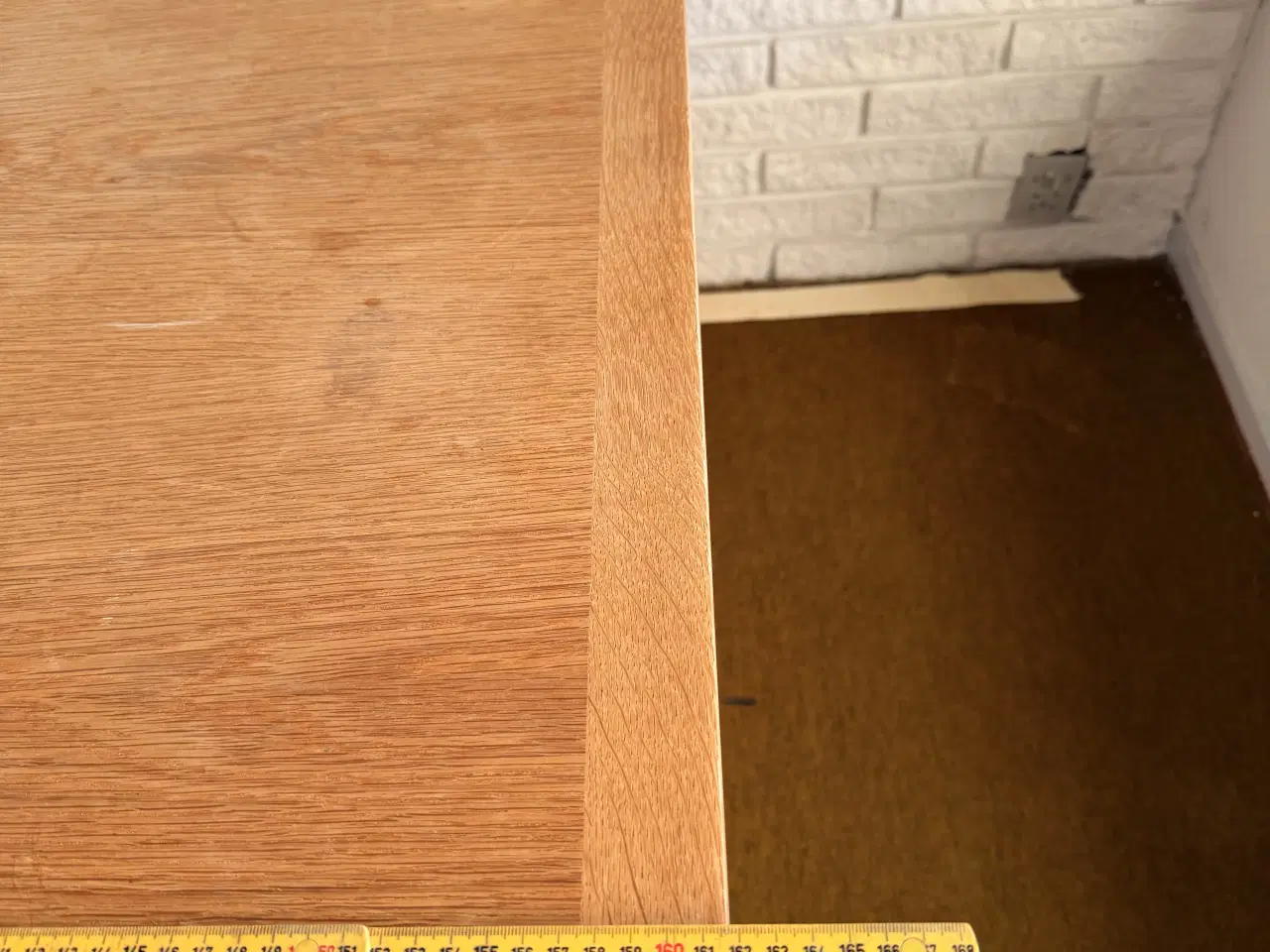 Billede 4 - Spisebord rektangulært træ naturfarvet