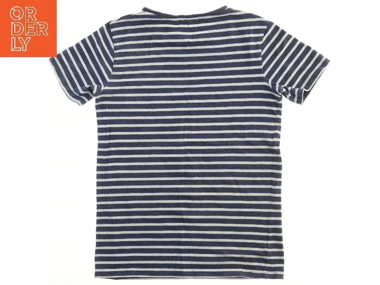 Billede 2 - Stribet T-shirt fra Pomp de Lux (str.  bryst:40 længde:57 cm)