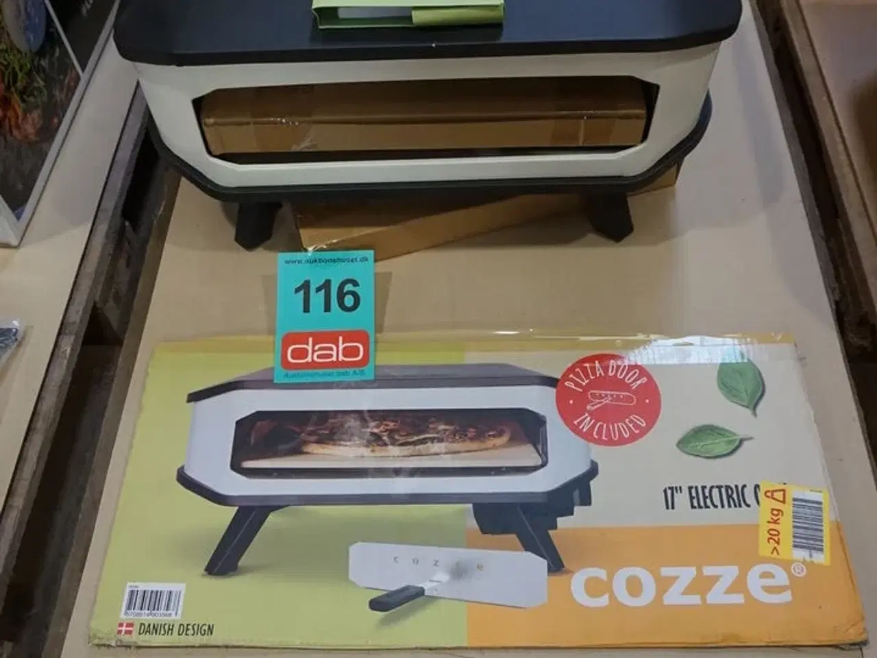 Billede 4 - Cozze Elektrisk pizzaovn 17” med frontlåge