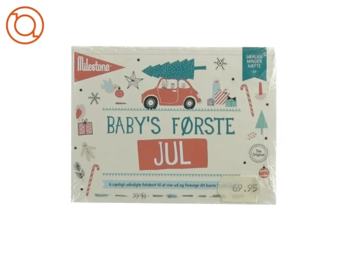 Billede 1 - Babys første jul fotokort fra Milestone (str. 15 x 11 cm)