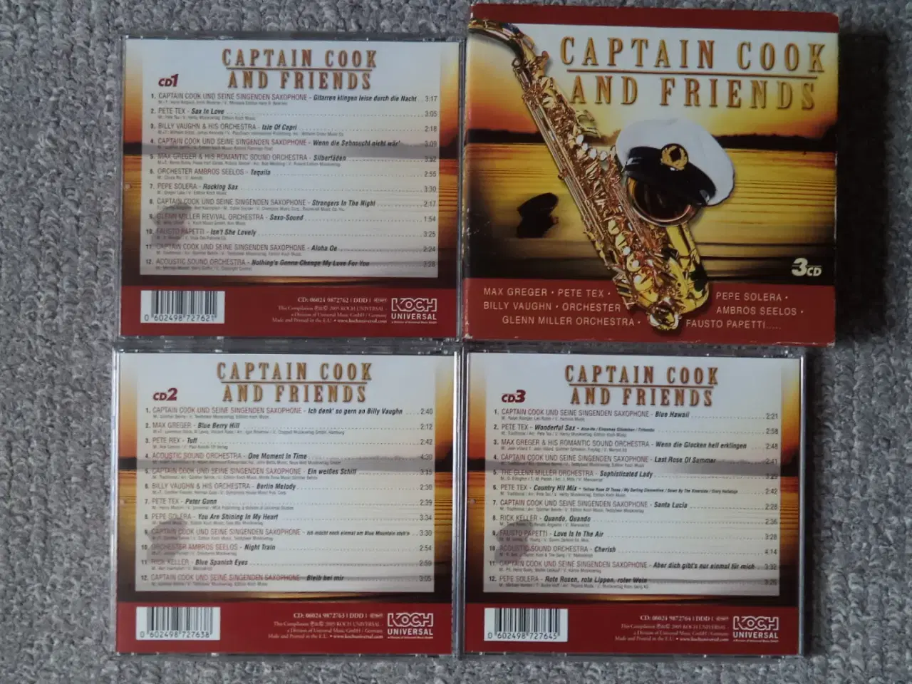 Billede 1 - Captain Cook ** Captain Cook & Friends (3-CD-box) 