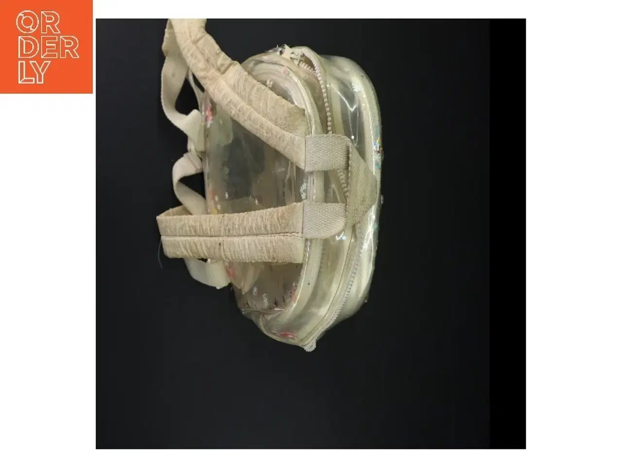 Billede 5 - Gennemsigtig rygsæk med glitter og mønster fra Zara (str. 29 x 23 cm)