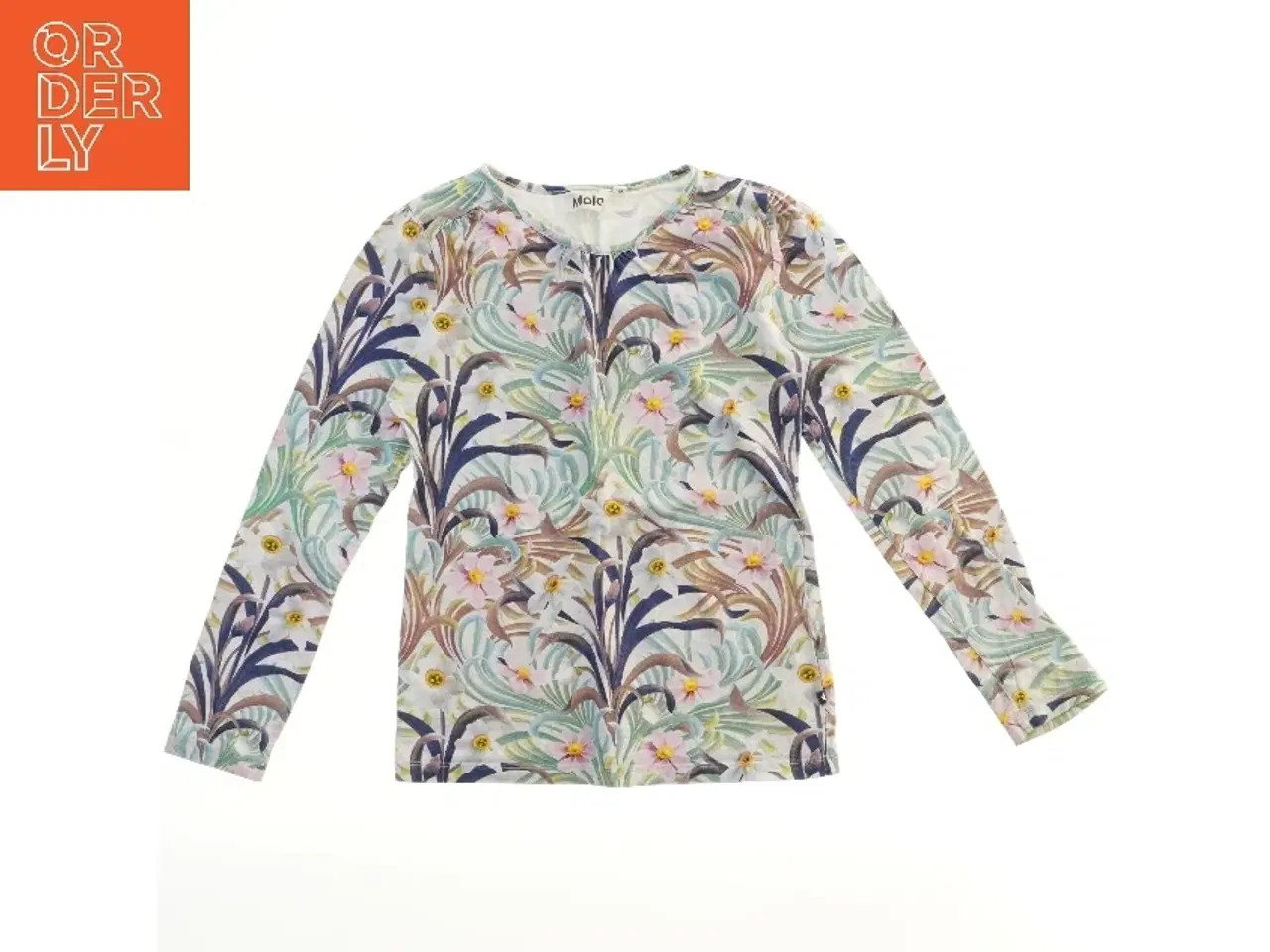 Billede 1 - Langærmet bluse med blomsterprint fra Molo (str. 140)