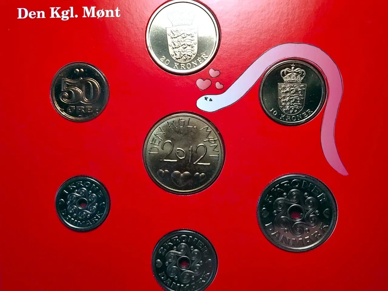 Billede 1 - KGL MØNTSÆT 2012 BØRNESÆTTET 2012 OPLAG 1570stk!