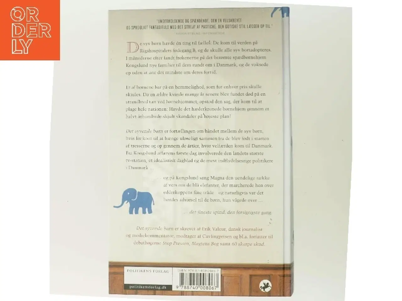 Billede 3 - Det syvende barn af Erik Valeur (Bog)