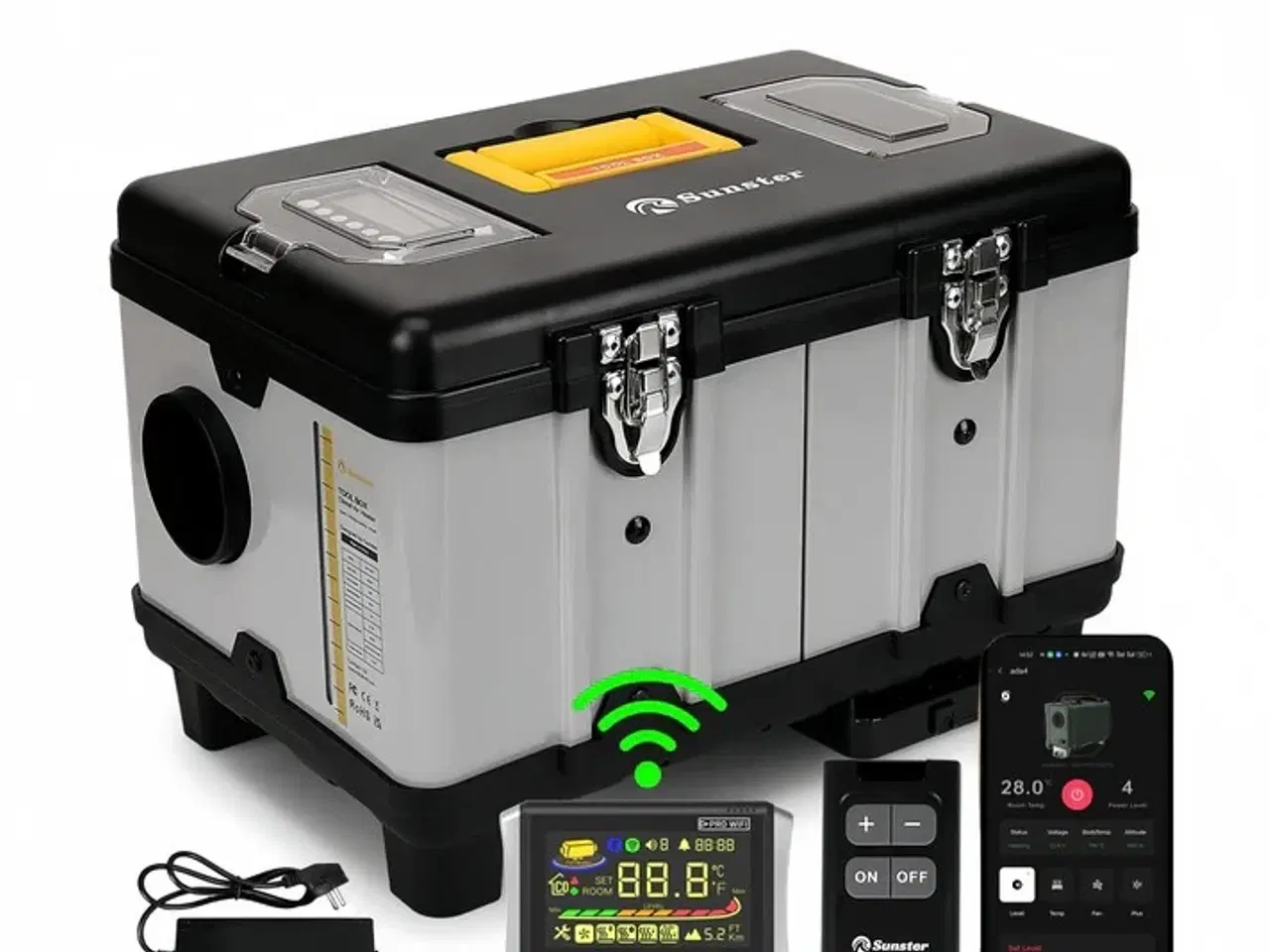 Billede 1 - Sunster Dieselfyr TB10 8kW 12/24V med WiFi