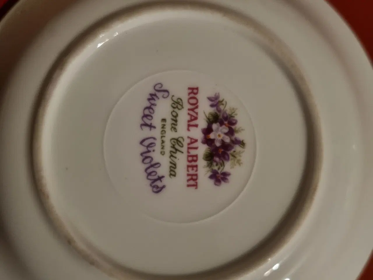Billede 2 - Royal Albert Sweet Violets Markviol kaffestel 