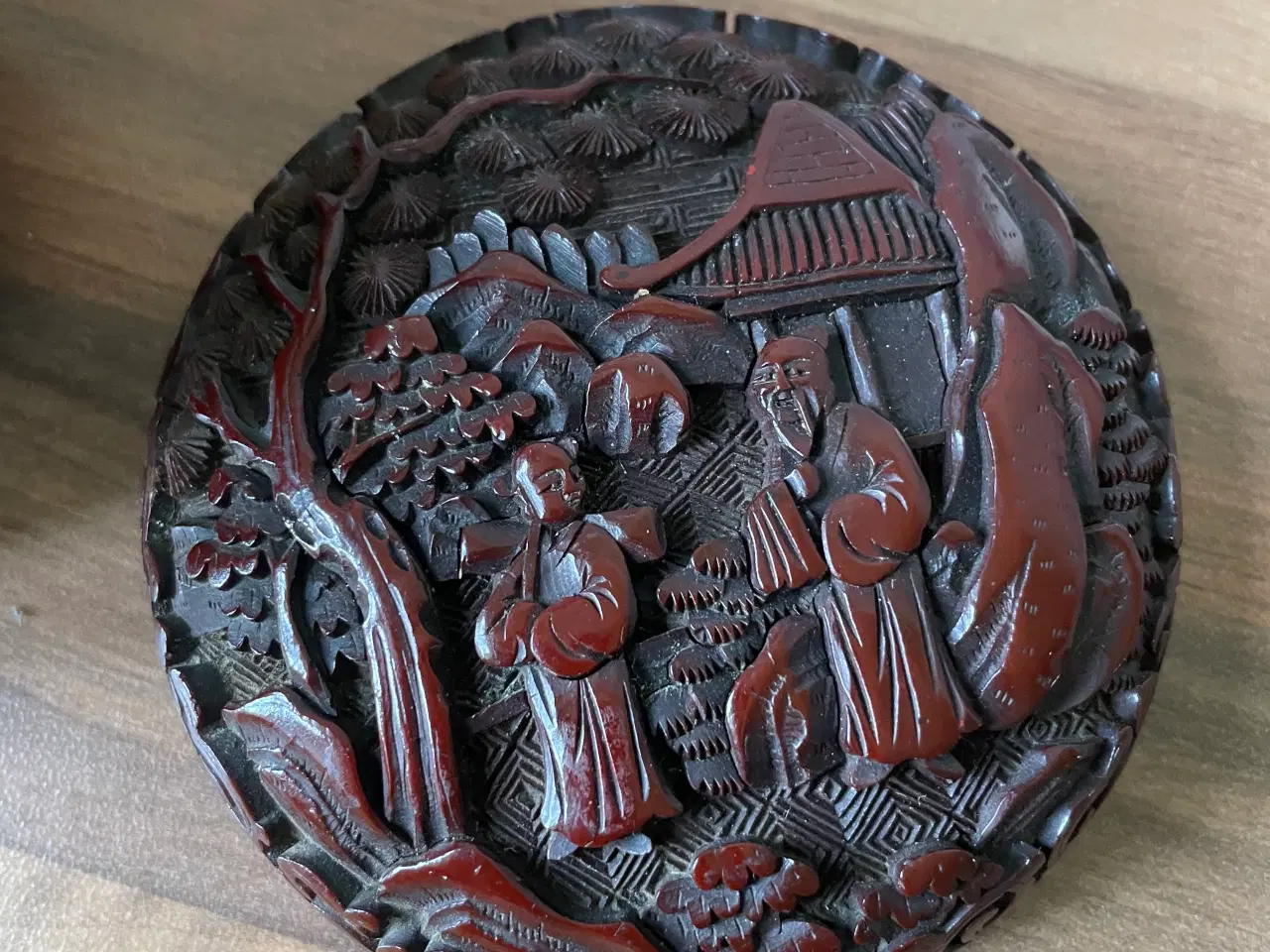 Billede 6 - Kinesisk lak krukke