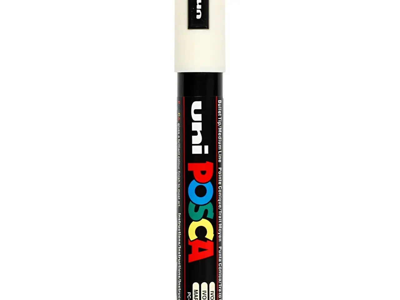 Billede 1 - Posca Tusch, PC-5M, streg 2,5 mm, medium, elfenben, 1 stk.