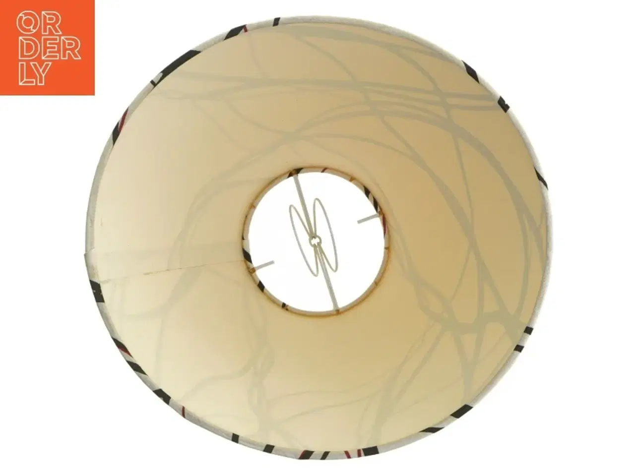 Billede 3 - Lampeskærm med mønster (str. Ø 28 cm)