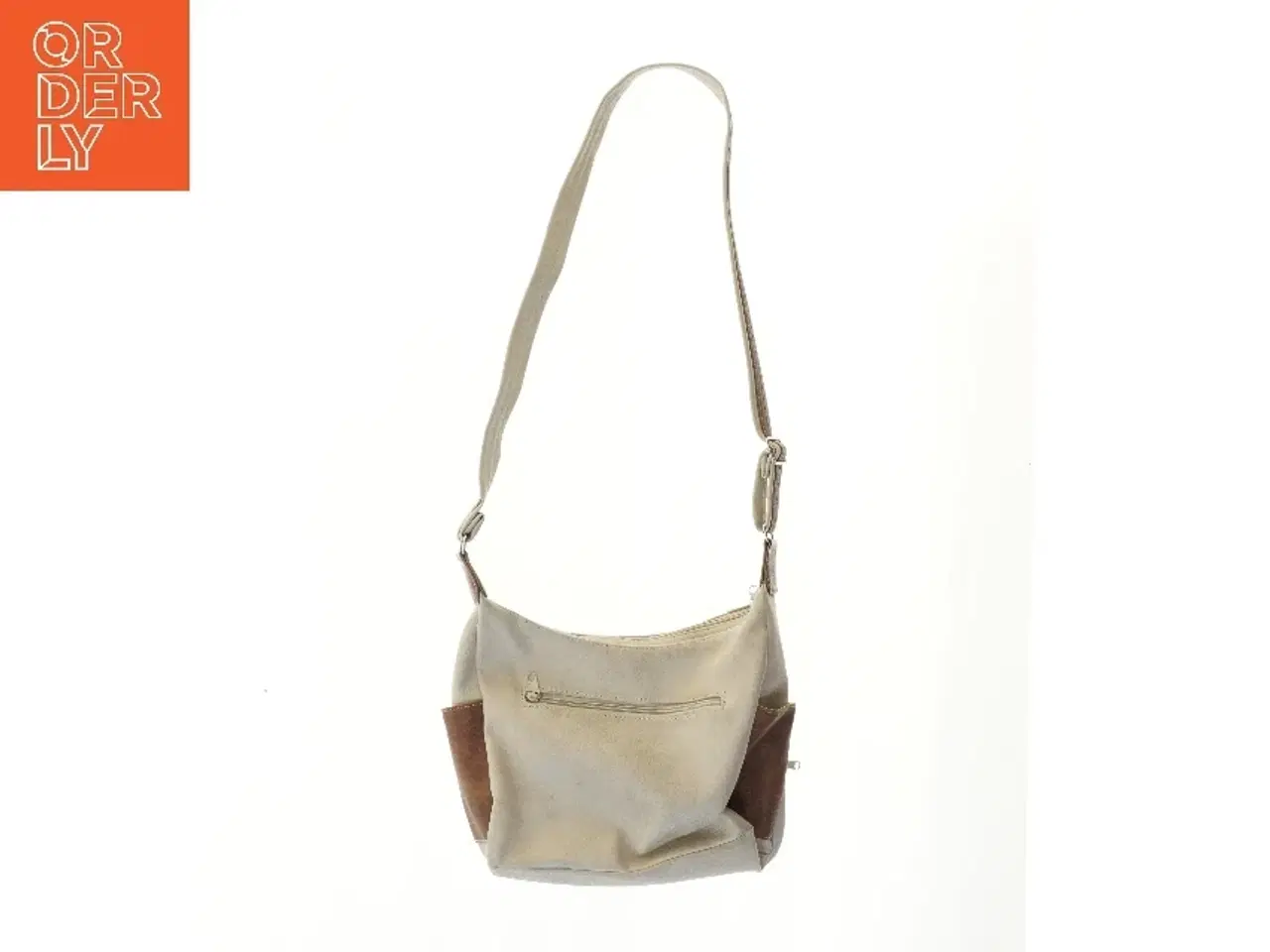 Billede 2 - Skuldertaske i læder fra Phoenix (str. 35x30 cm)