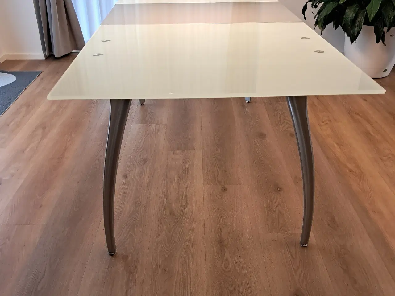 Billede 2 - Glas spisebord med 6 polstrede stole sælges!