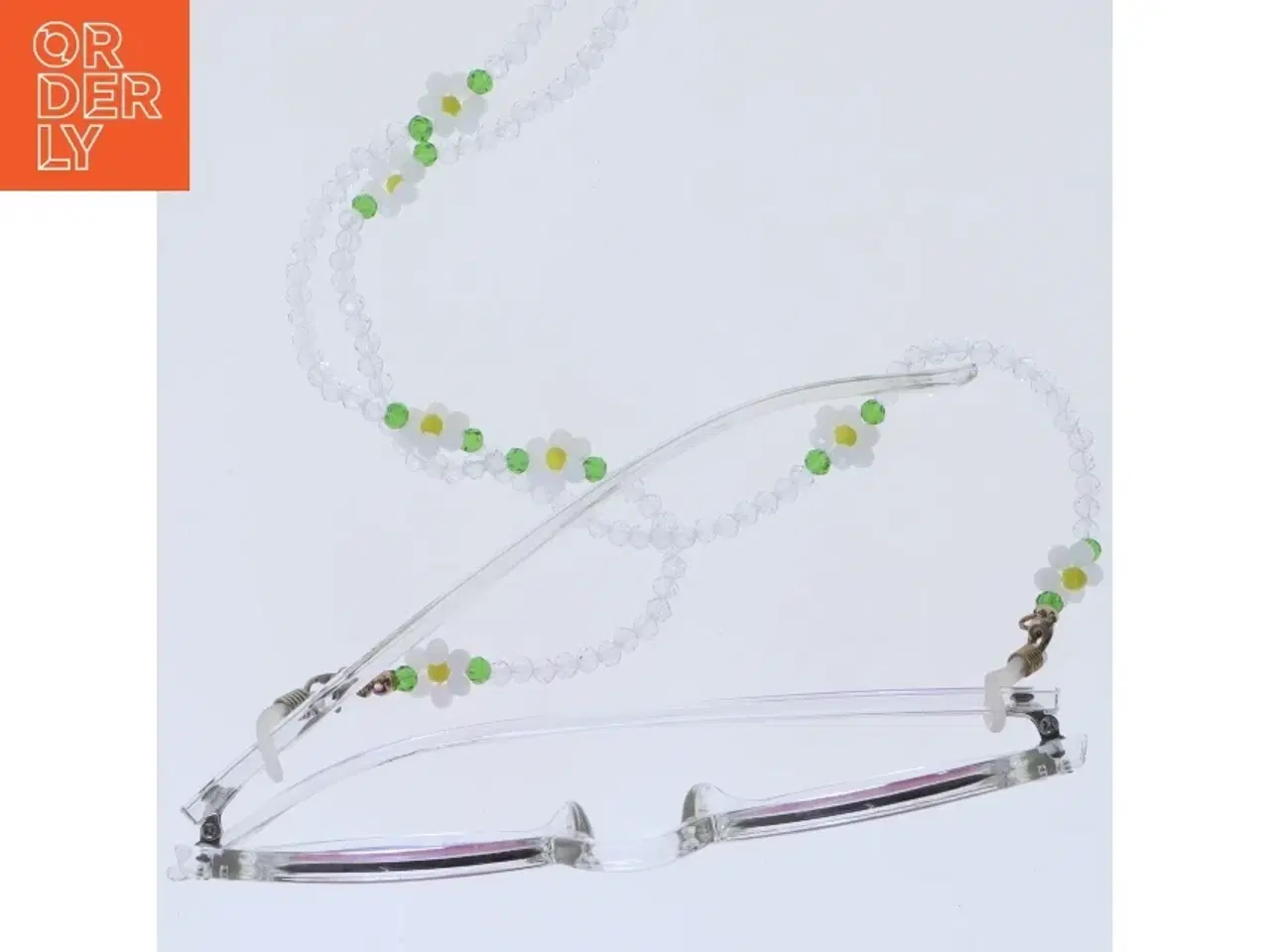 Billede 2 - Solfarvede solbriller med brillestrop (str. 13 cm og 68 cm)