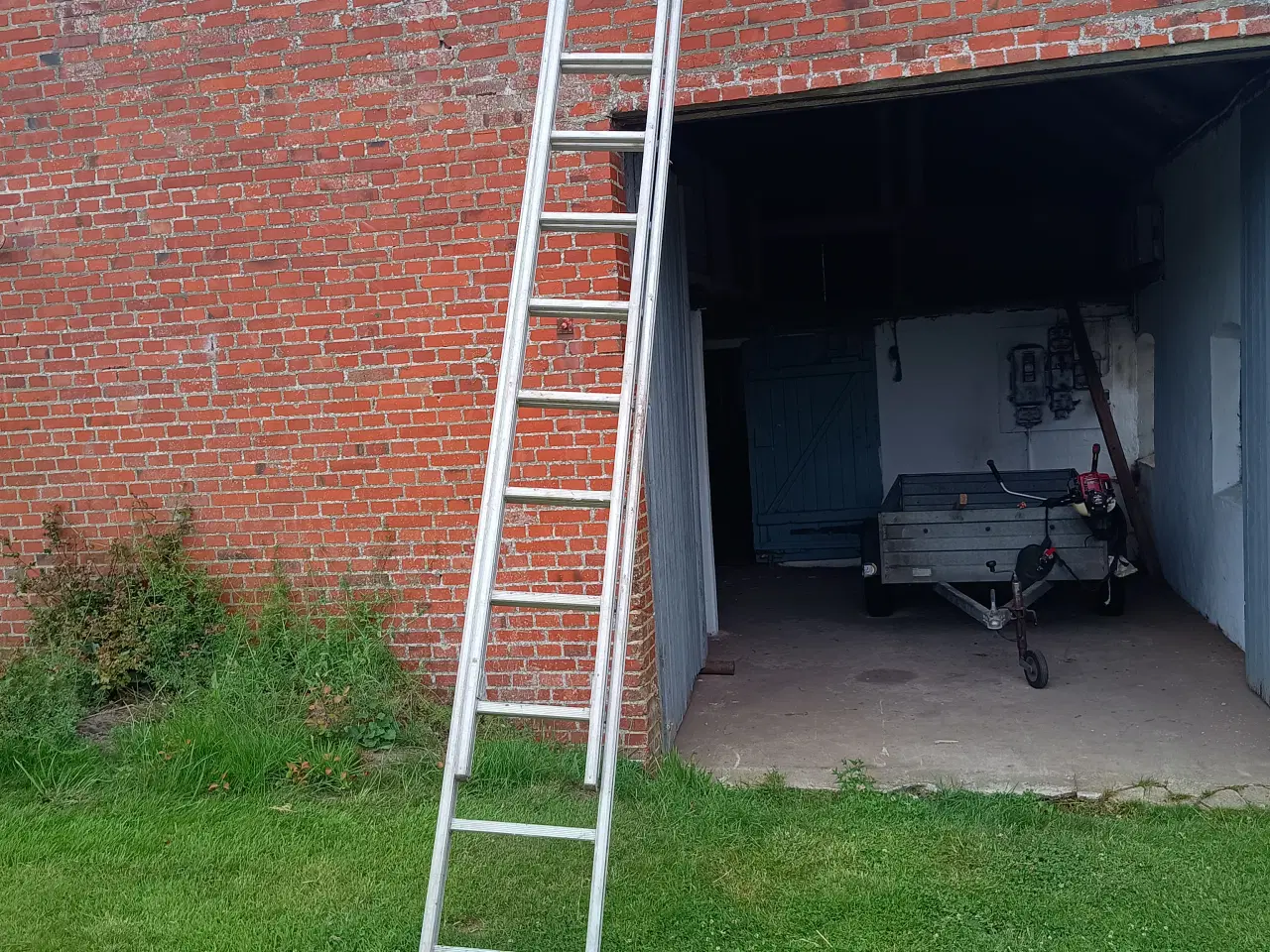 Billede 1 - Alu stige 7,9 meter 